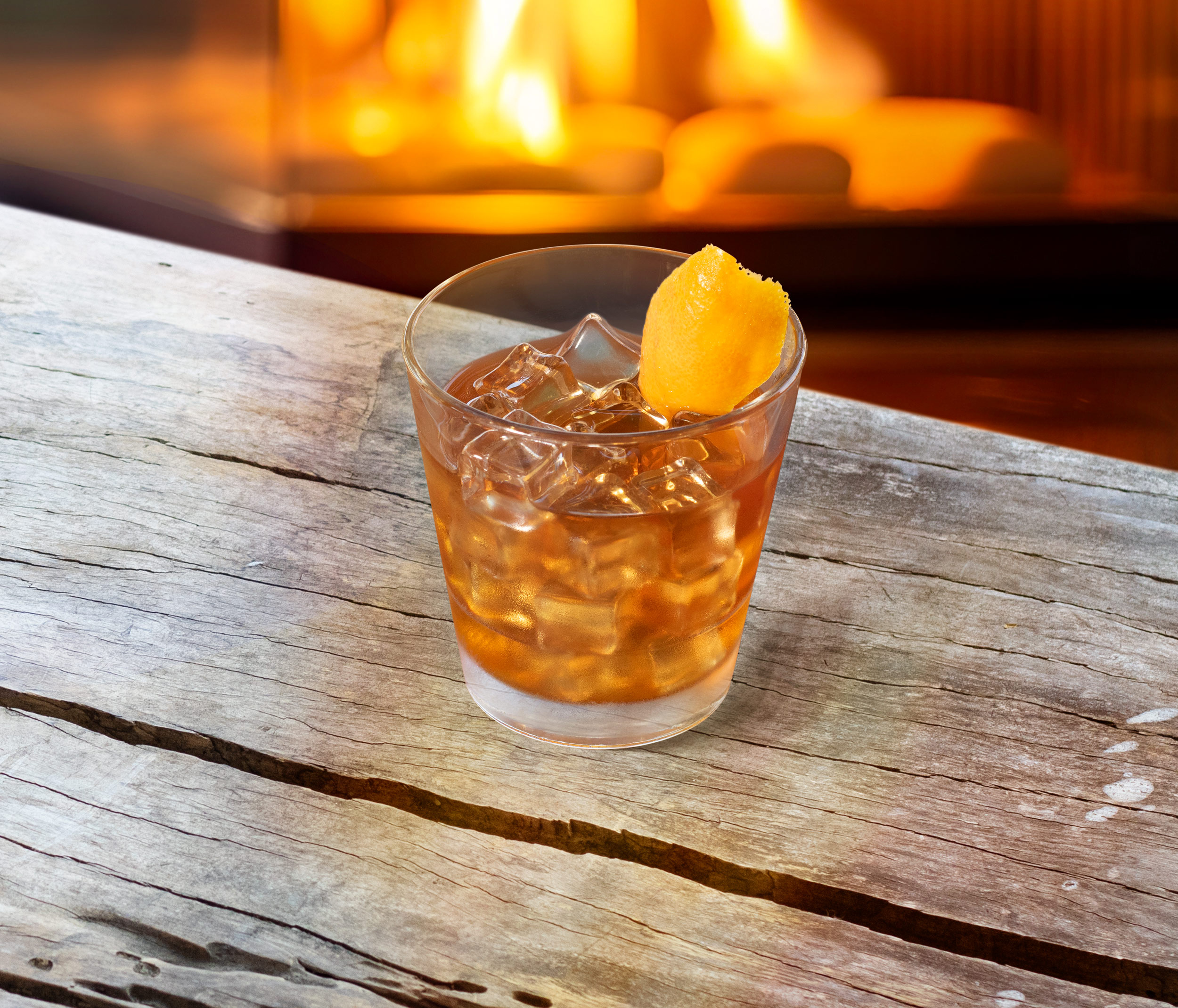 Woodford Reserve bourbon, maple syrup, Angostura bitters, & orange peel 